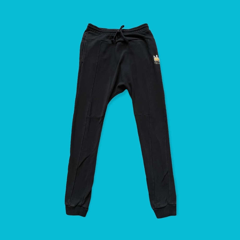 Sean John Joggers Sweatpants Black Drawstring Boys Size Large
